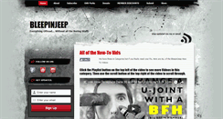 Desktop Screenshot of bleepinjeep.com